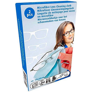 Szemüvegtörlő kendő - Mikroszálas - 2 db-os szett