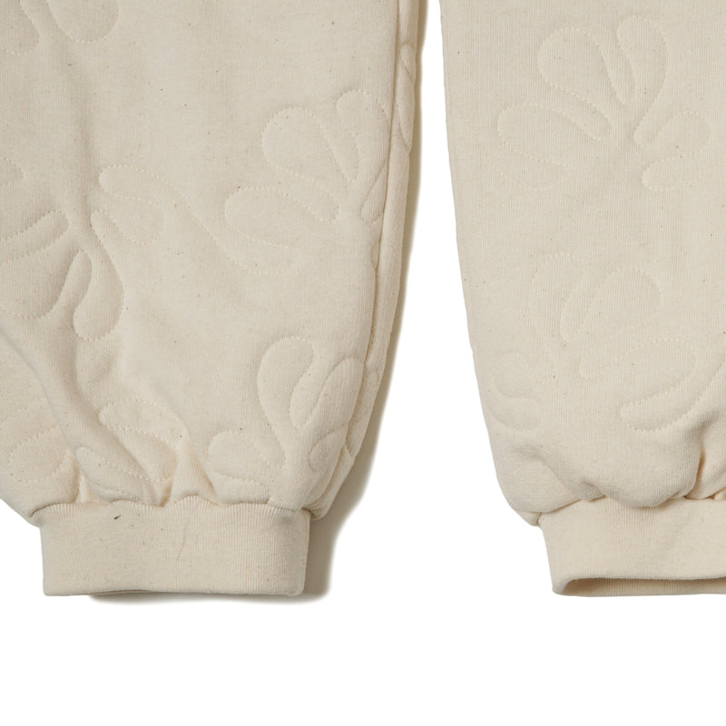 Recycled Cotton Fleece Pant - NATURAL -