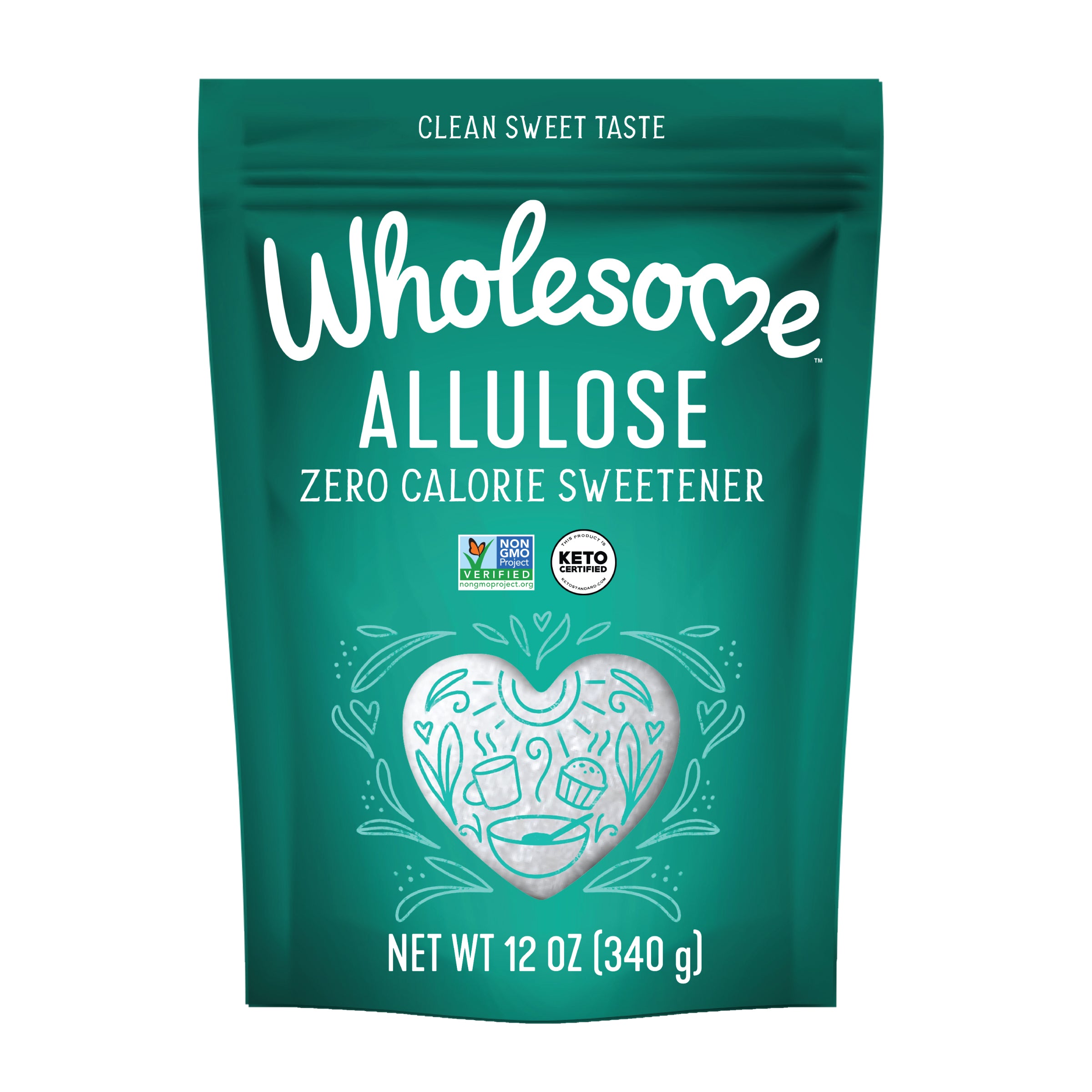 Wholesome Sweeteners Allulose Granulated Sweetener 12 oz