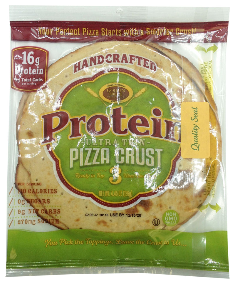 Golden Home Ultra Thin 16g Protein Pizza Crust   1004 0001 800x 