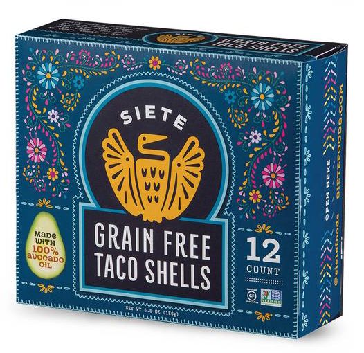 Siete Grain Free Tortilla Chips No Salt - Case Of 12/5 Oz : Target