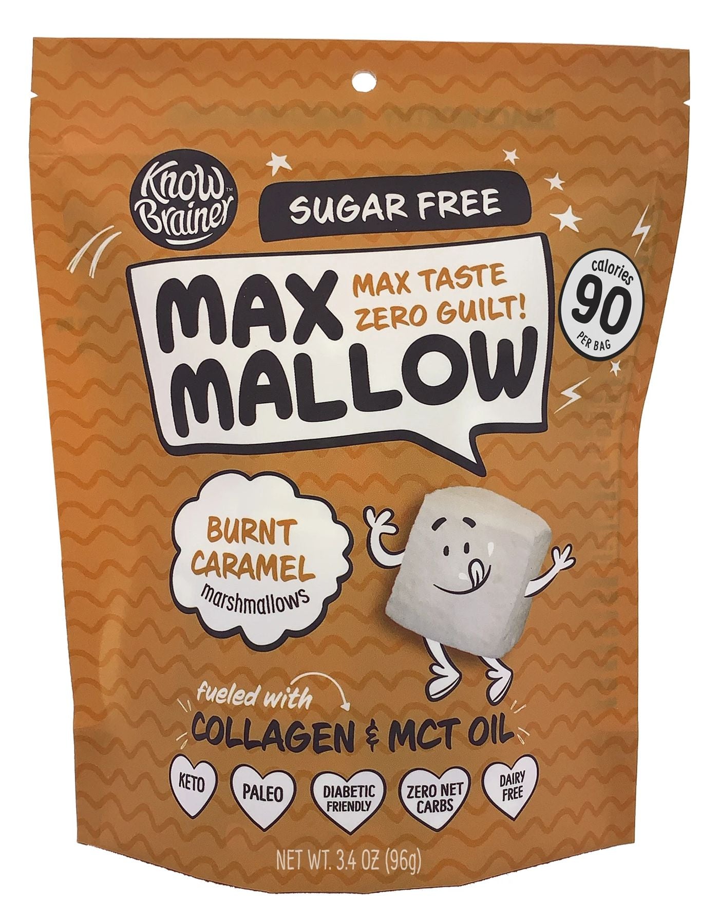 Know Brainer Foods Max Mallow Sugar Free Marshmallows