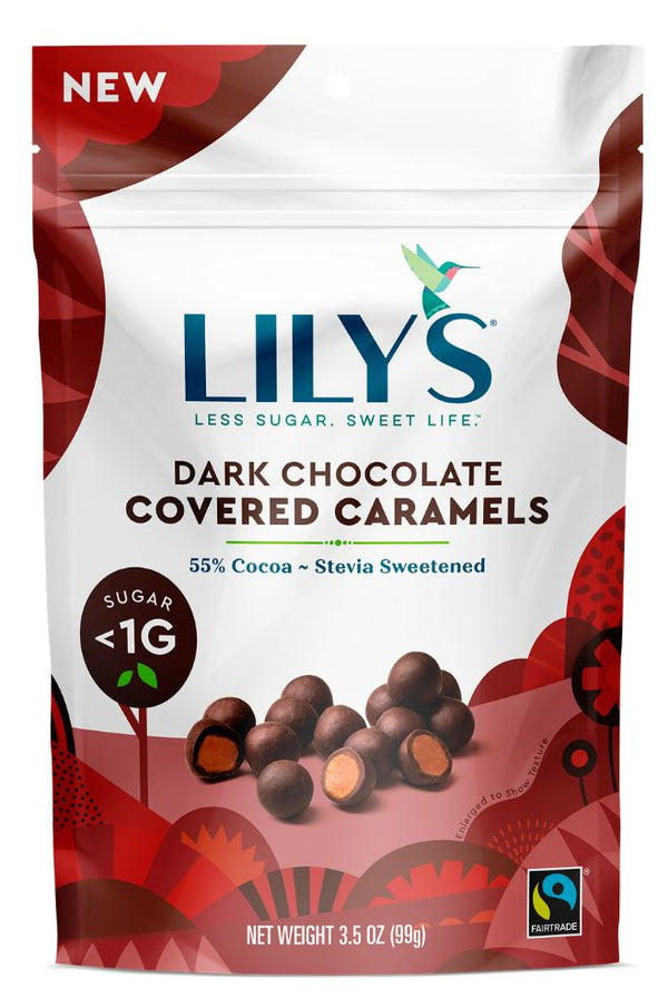 LILY'S Milk Chocolate Style Peanut Candy Coated Pieces, 3.5 oz bag