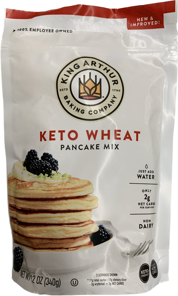 King Arthur Baking Keto Cake Mix, Yellow, 2g Net Carbs 0g Added Sugar Per  Serving, Low Carb & Keto Friendly, 9oz, White