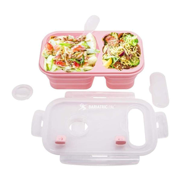 4 Compartment Twist Lock, Stackable, Leak-Proof, Food Storage, Snack Jars & Portion  Control Lunch Box by BariatricPal by BariatricPal - Exclusive Offer at  $19.99 on Netrition