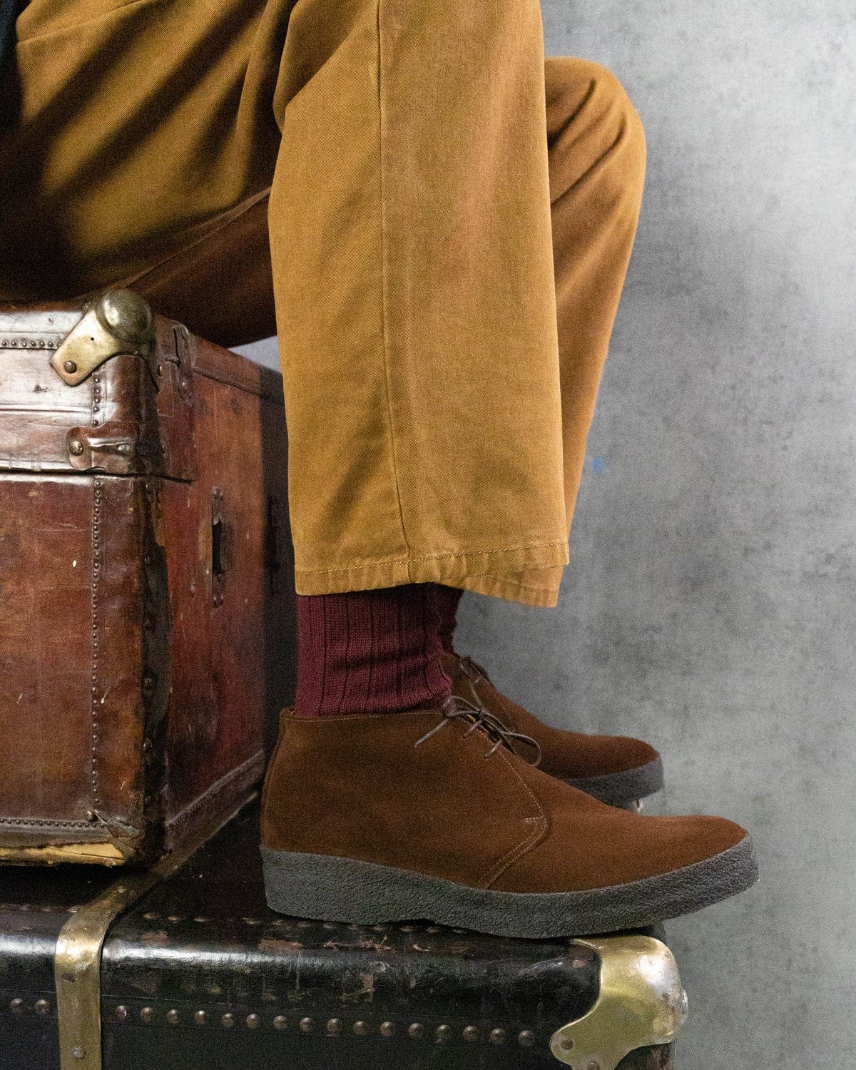 Sanders Chesham in Indiana Tan Suede - Bradshaw & Lloyd