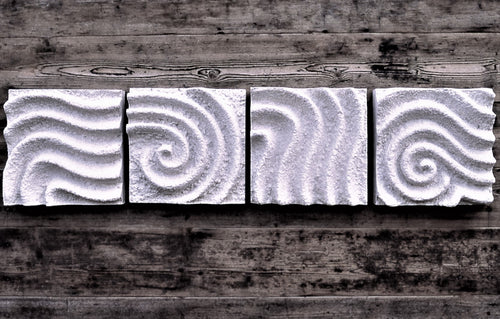 Smooth Sand Ripple wall sculpture – Boldstone