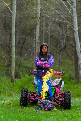 Falyn Holcomb GNCC champion