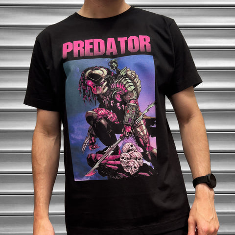 Mens Predator Blain Mini Gun Aint Got Time To Bleed Movie T Shirt