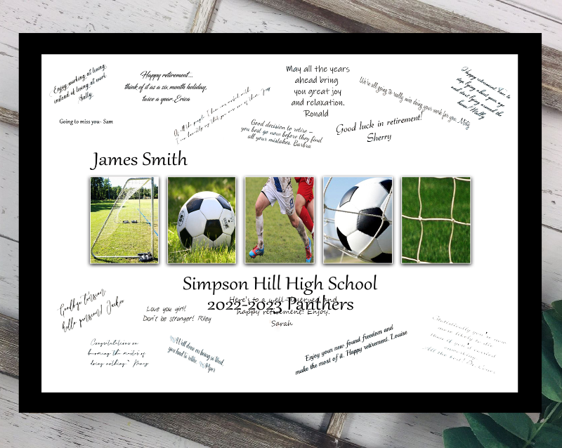Soccer Coach Personalized End of Season Team Gift, Thank You Card Alte –  Simpson Hill Design