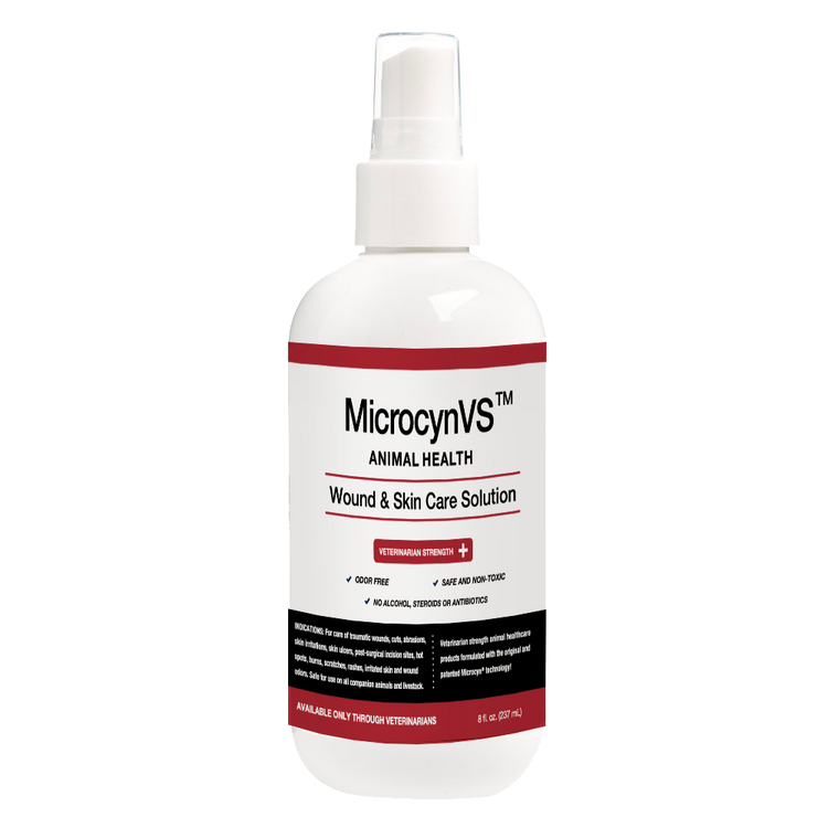 MicrocynVS Wound & Skin Care Solution 8 oz (Case of 6)