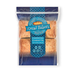 Take and Bake 4 square artisan bread rolls