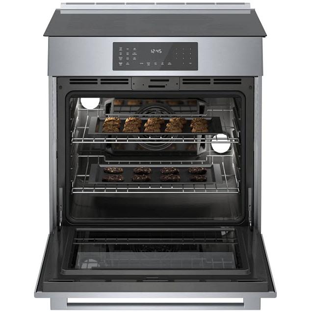 Bosch 30-inch Slide-in Induction Range with Genuine European Convection HIIP057U