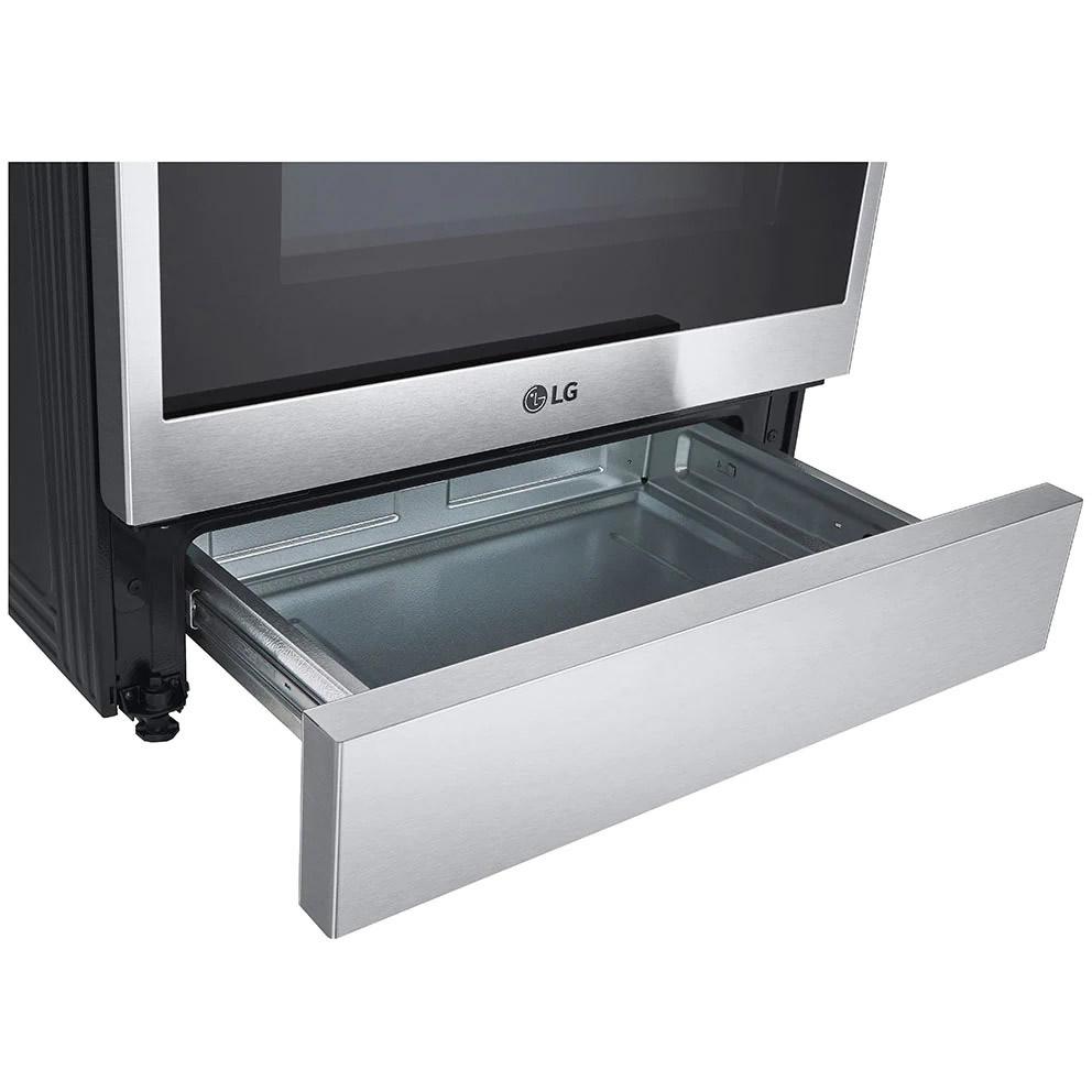 LG 30-inch Dual Fuel Range with Air Fry and ProBake? Convection LSDL6336F