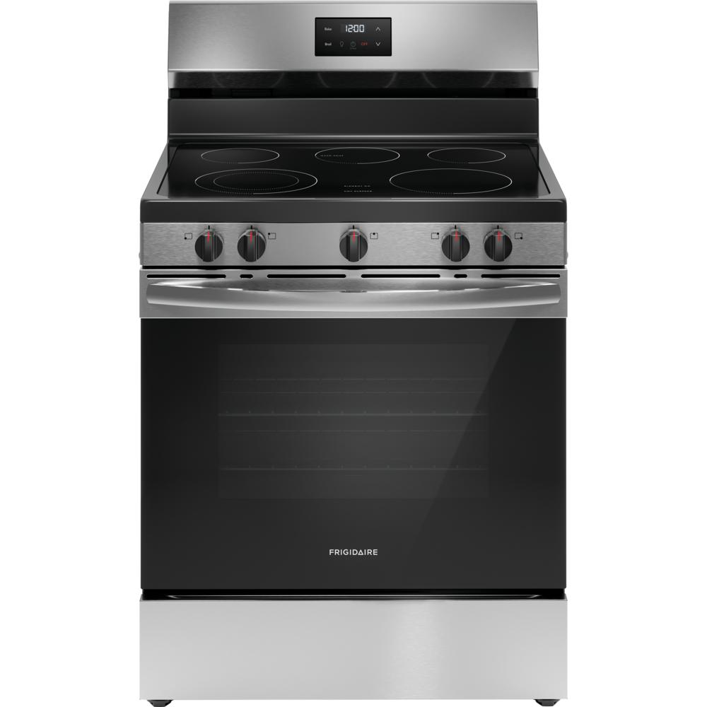 Frigidaire 30-inch Freestanding Electric Range with Even Baking Technology FCRE3052BS