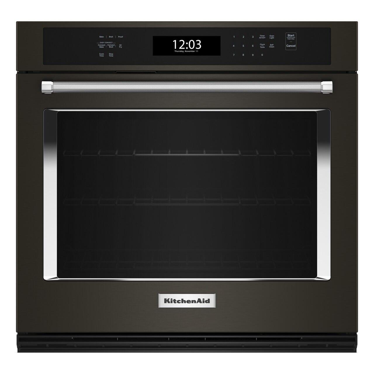 KitchenAid 30-inch, 5.0 cu. ft. Built-in Wall Oven with Air Fry KOES530PBS
