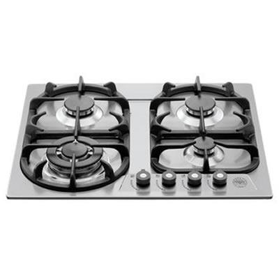 Bertazzoni PM361IGX 36 Inch Segmented Gas/Induction Cooktop with 2 Induction  Zones, 18,000 BTU Brass Power Sealed Burner, Electric Griddle and  Electronic Ignition: Natural Gas