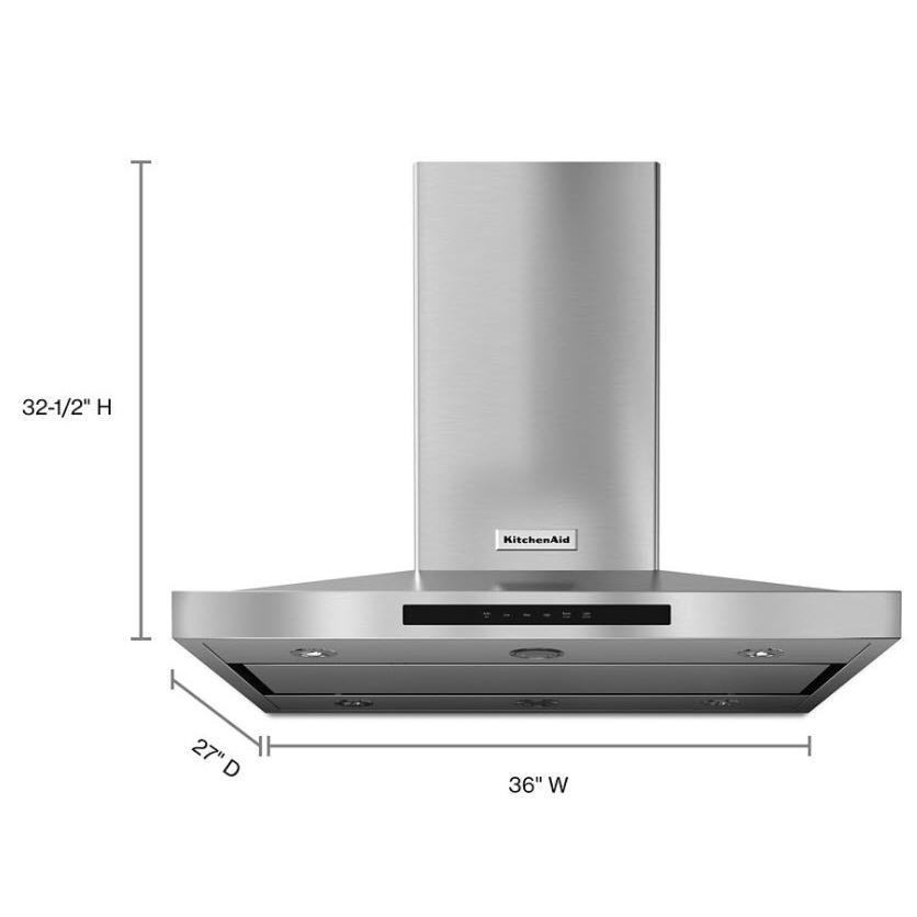 KitchenAid 36-inch Island Hood KVIB606DSS