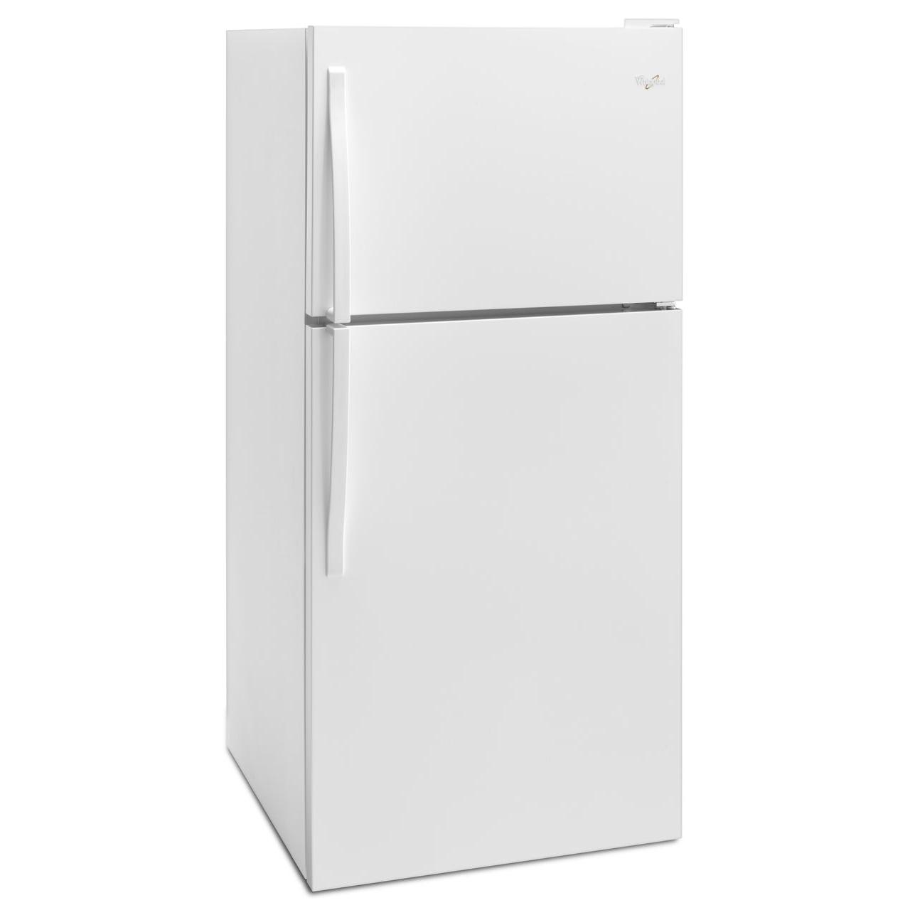 Whirlpool 30-inch, 18.2 cu. ft. Freestanding Top Freezer Refrigerator with Quiet Cooling WRT108FZDW