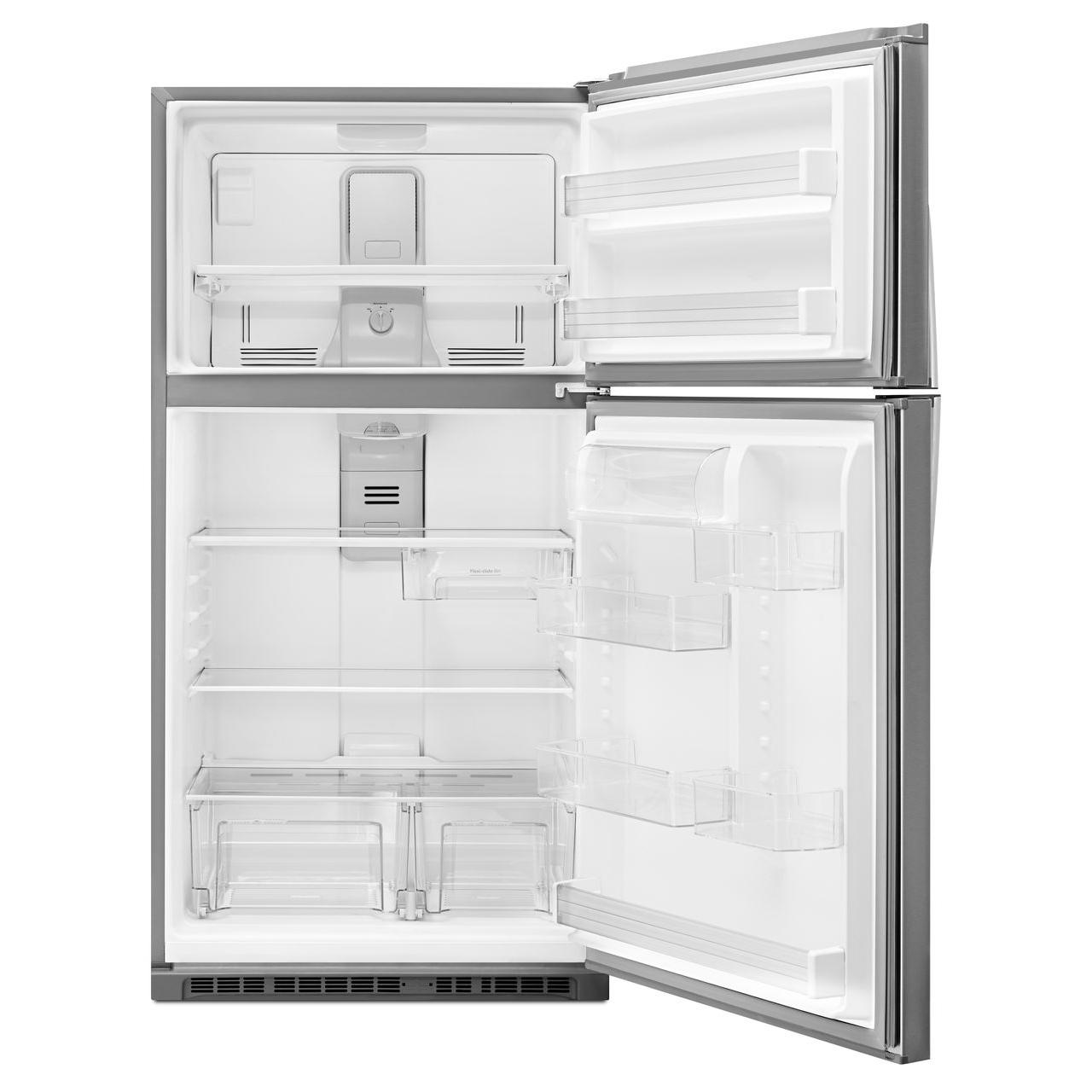 Whirlpool 33-inch, 21.3 cu. ft. Top Freezer Refrigerator with Flex-Slide? WRT511SZDM