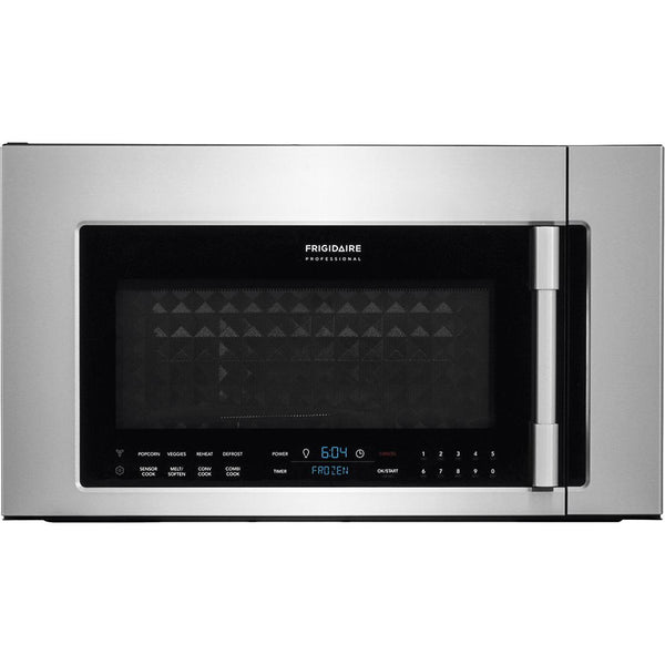 Frigidaire FMOS1846BB 30 Inch Over-The-Range Microwave with 1.8 cu. ft.  Capacity, 2-Speed 300 CFM, Quick Start, Auto Cook, PureAir® Filter, Filter  Indicator Light, LED Lighting, Zero Clearance Door, UL Listed, and cUL