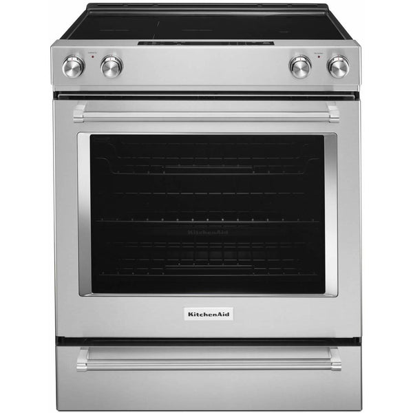 KitchenAid 30-Inch 4-Element Induction Slide-in Convection Range with Air Fry