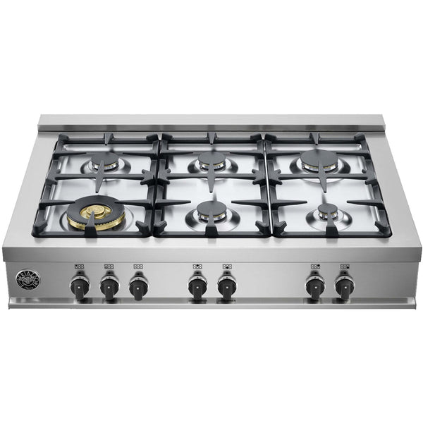 Bertazzoni PM361IGX 36 Inch Segmented Gas/Induction Cooktop with 2