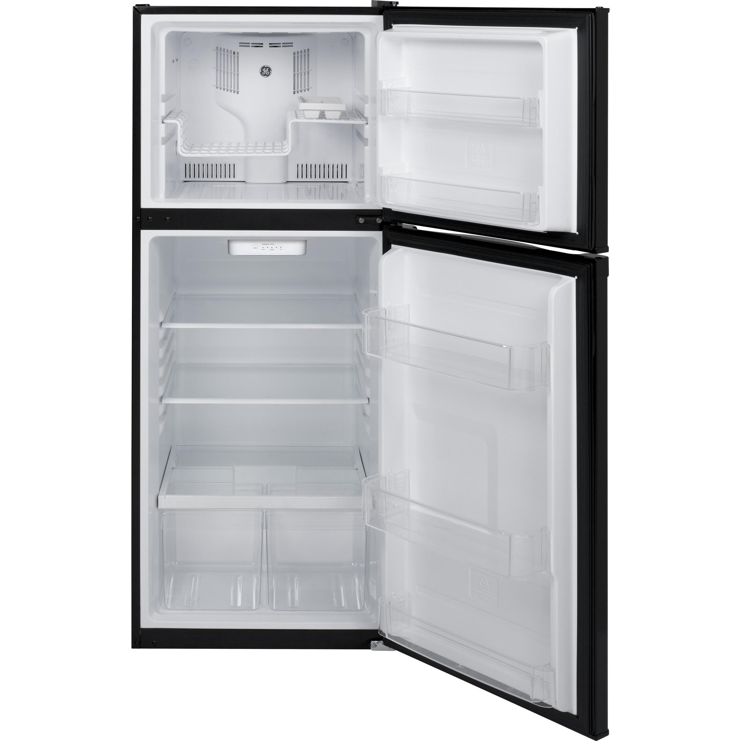 GE 24-inch, 11.6 cu. ft. Top Freezer Refrigerator GPE12FGKBB