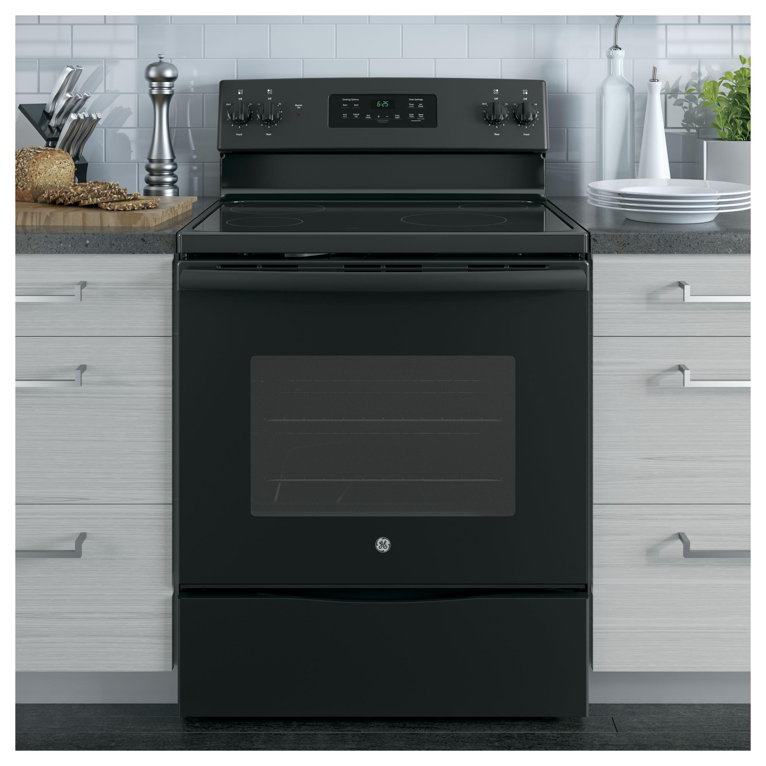 GE 30-inch Freestanding Electric Range JB625DKBB