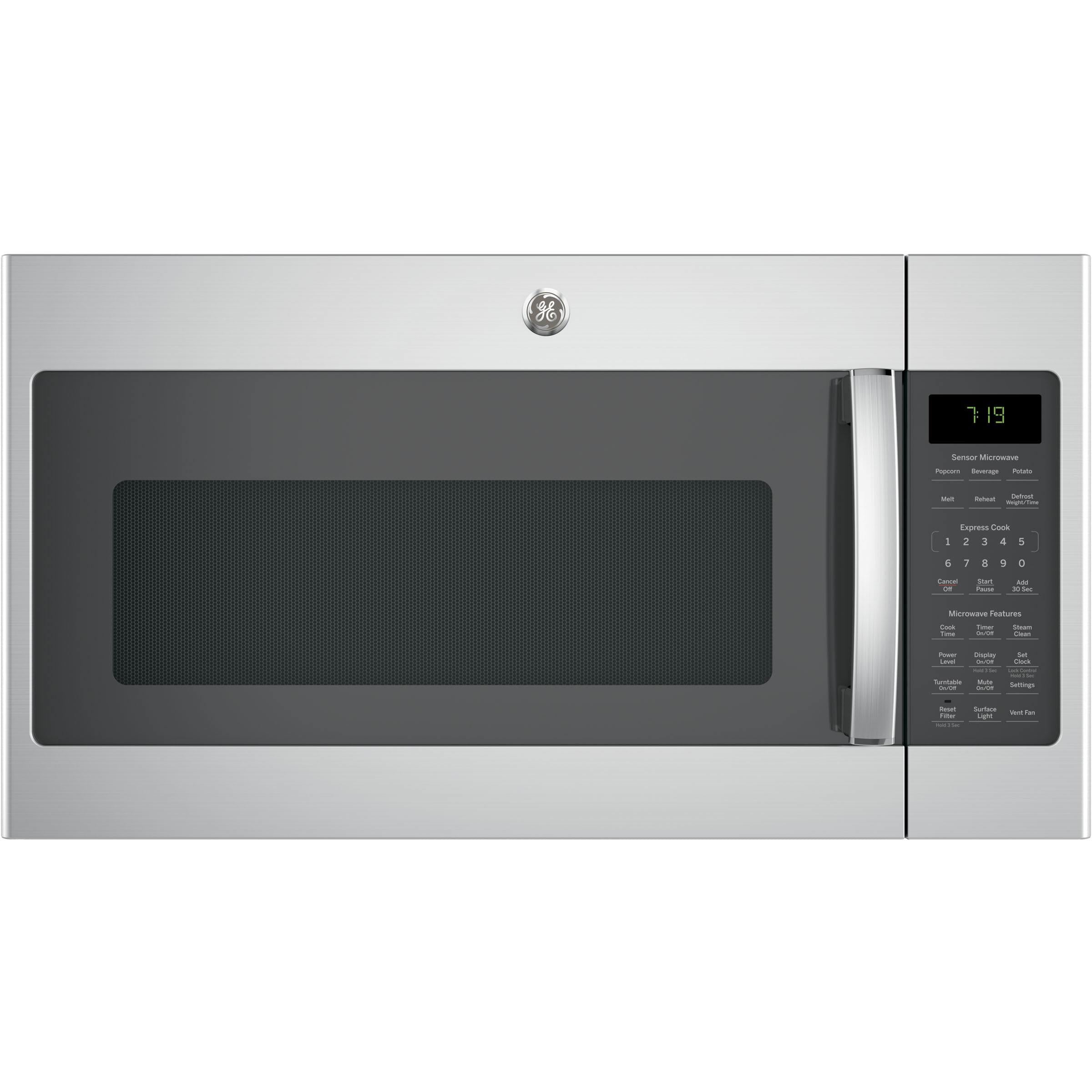 GE 30-inch, 1.9 cu. ft. Over-the-Range Microwave Oven JNM7196SKSS