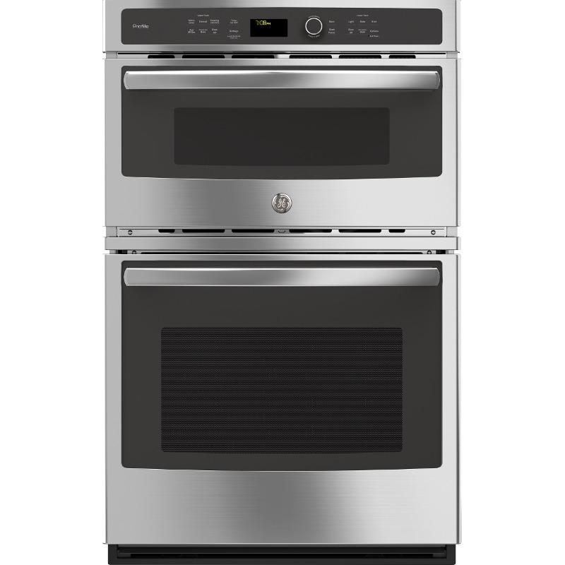 GE Profile 27-inch, 4.3 cu. ft. Built-in Combination Wall Oven with Convection PK7800SKSS