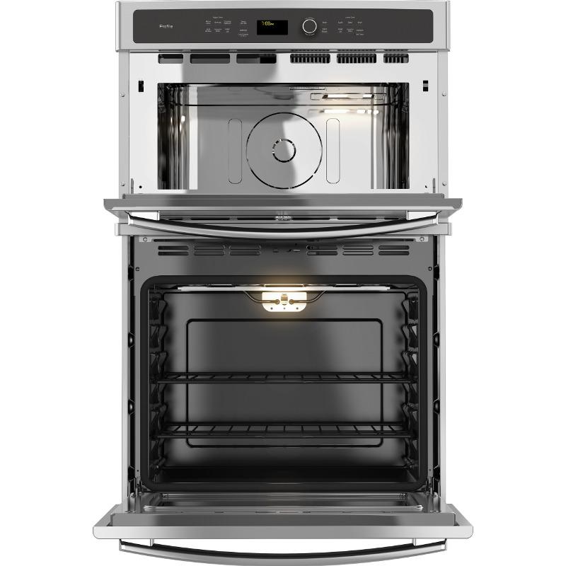 GE Profile 27-inch, 4.3 cu. ft. Built-in Combination Wall Oven with Convection PK7800SKSS