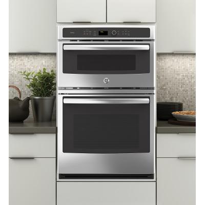 GE Profile 27-inch, 4.3 cu. ft. Built-in Combination Wall Oven with Convection PK7800SKSS