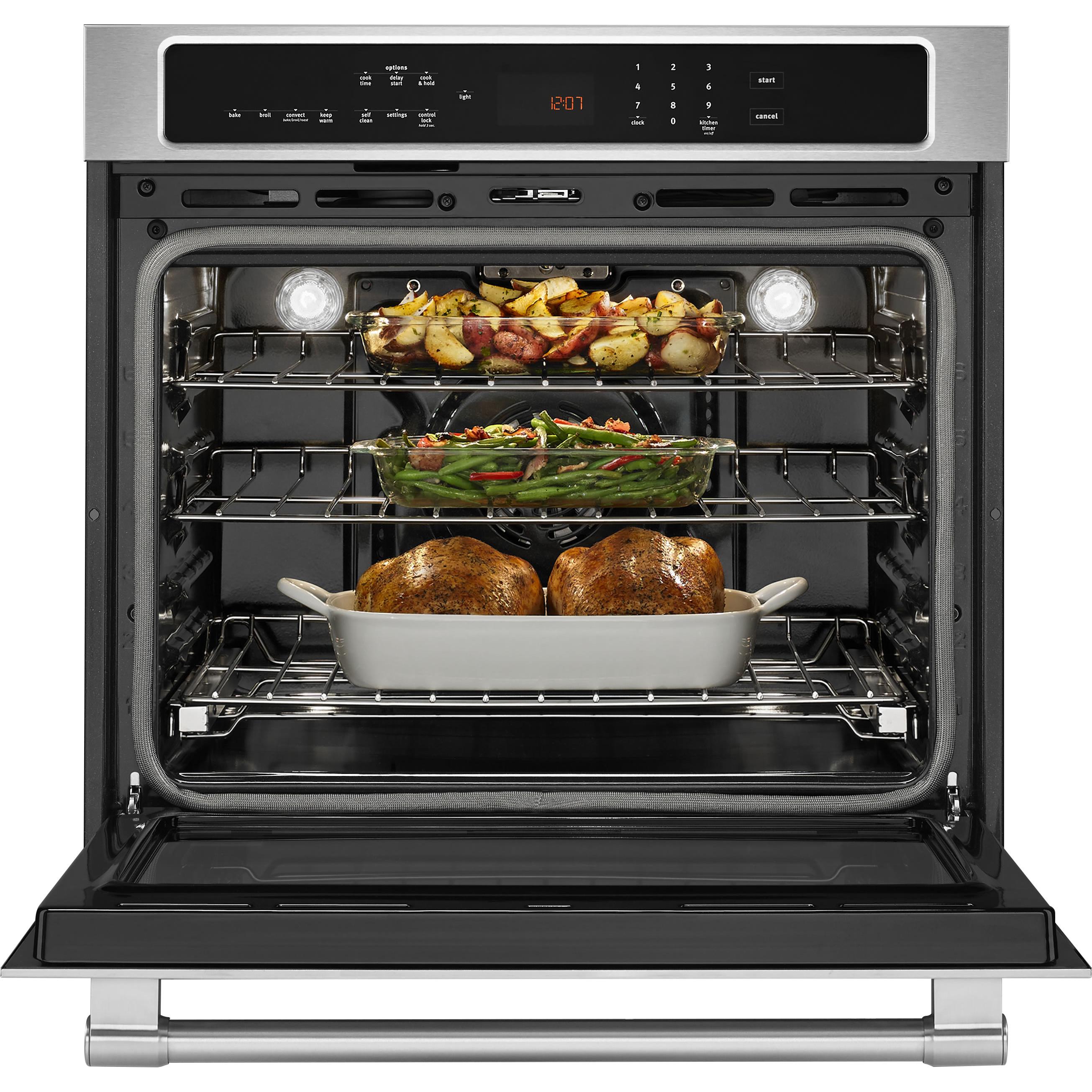 Maytag 30-inch, 5 cu. ft. Built-in Single Wall Oven with Convection MEW9530FZ