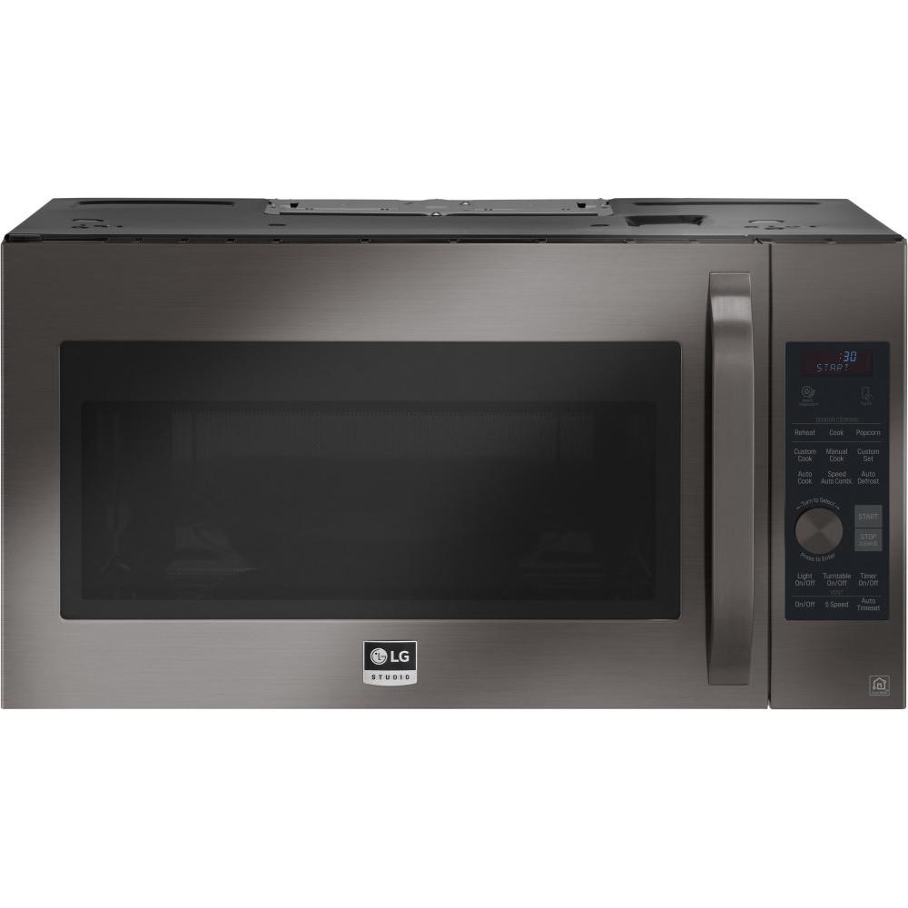 LG STUDIO 30-inch, 1.7 cu. ft. Over-the-Range Microwave Oven with Convection LSMC3089BD