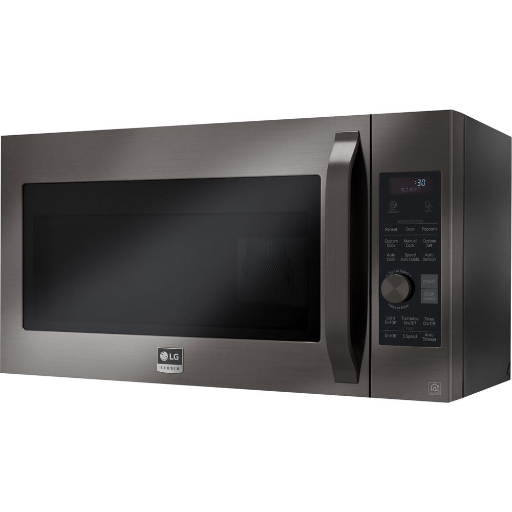 LG STUDIO 30-inch, 1.7 cu. ft. Over-the-Range Microwave Oven with Convection LSMC3089BD