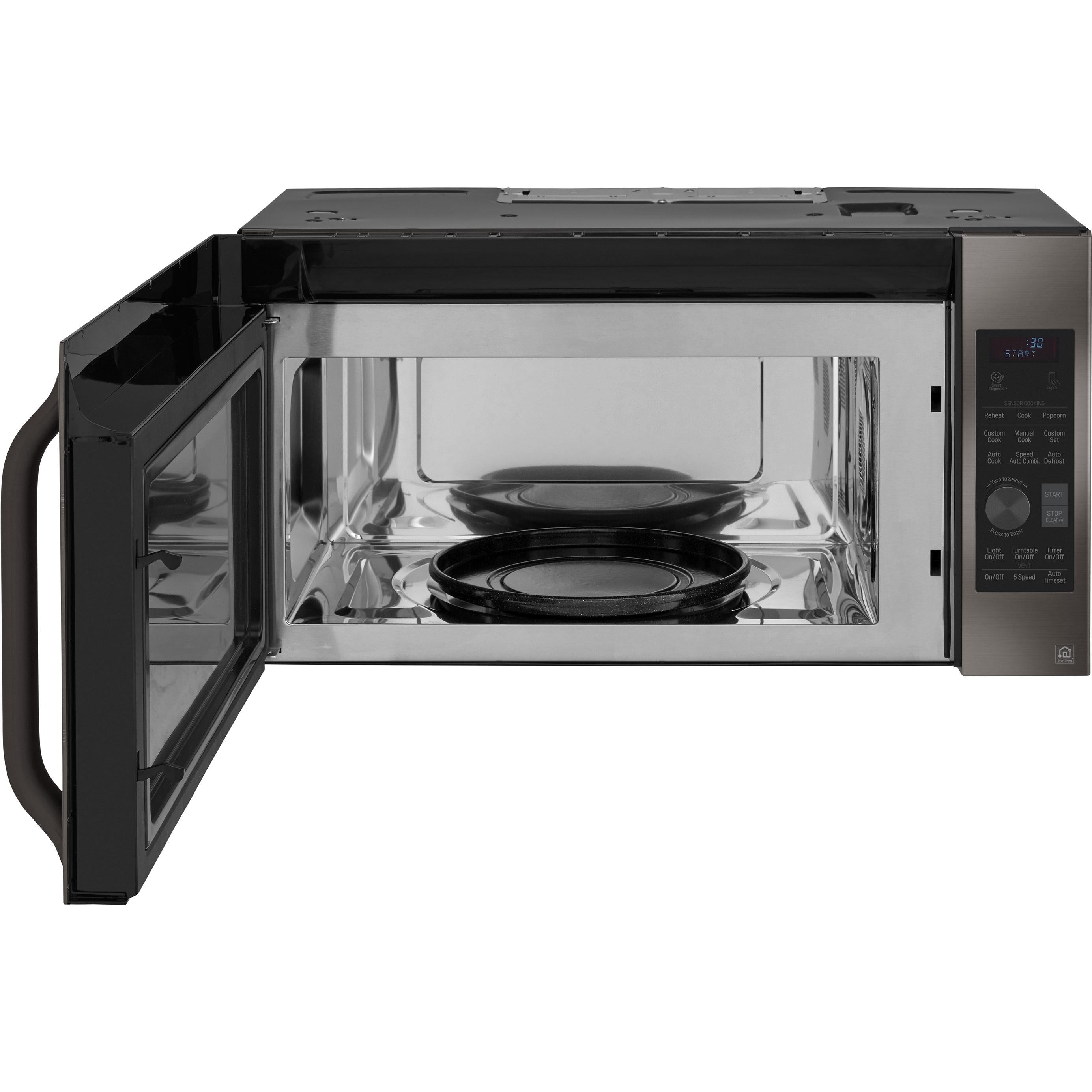 LG STUDIO 30-inch, 1.7 cu. ft. Over-the-Range Microwave Oven with Convection LSMC3089BD
