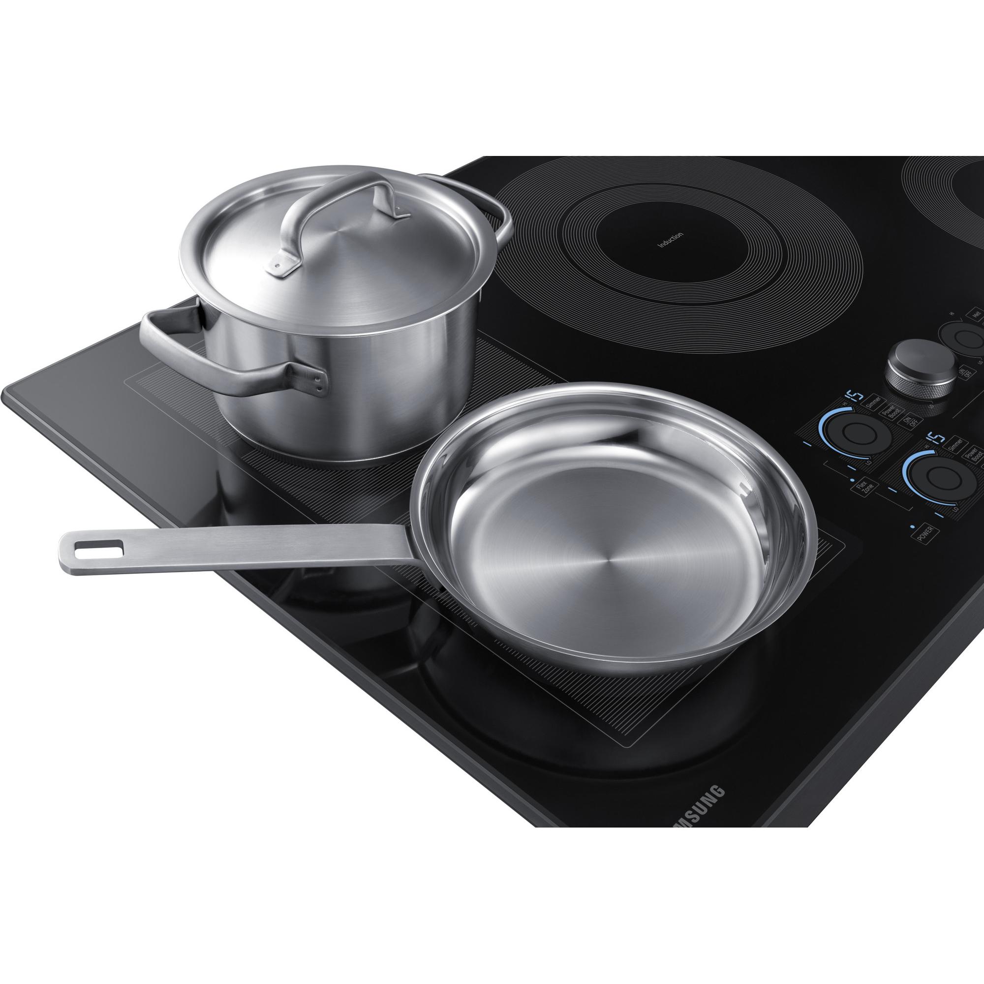 Samsung 36-inch Built-in Induction Cooktop with Virtual Flame Technology? NZ36K7880UG/AA