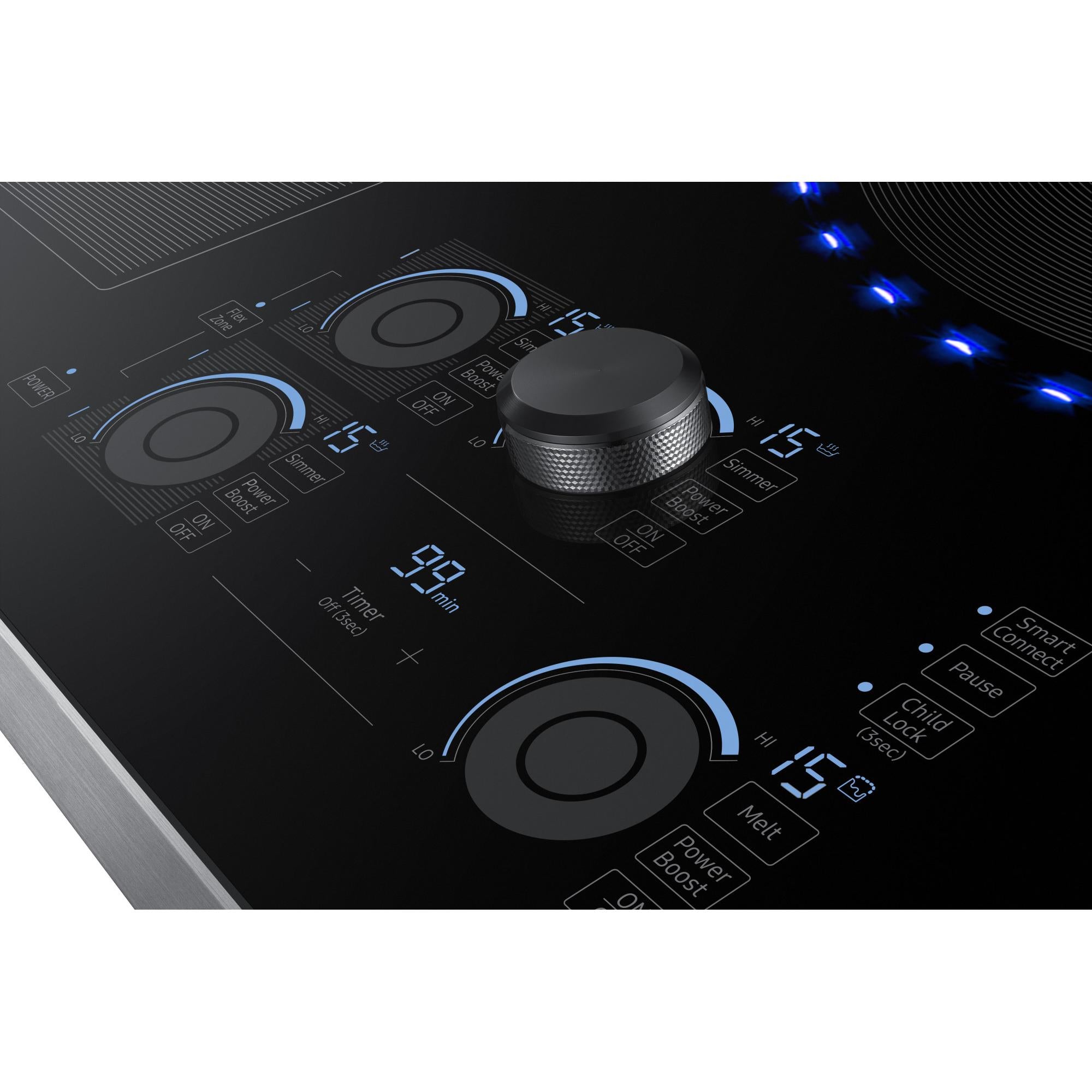 Samsung 30-inch Built-in Induction Cooktop with Virtual Flame Technology? NZ30K7880US/AA