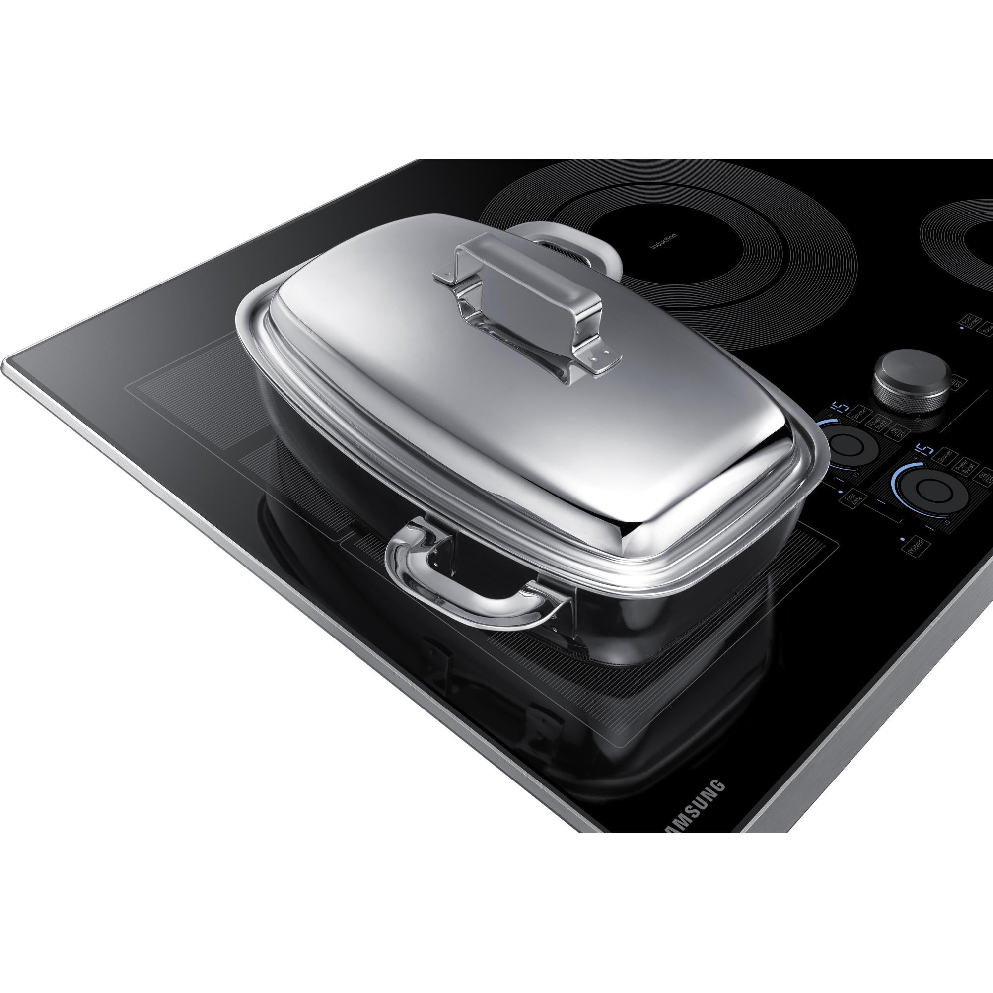 Samsung 30-inch Built-in Induction Cooktop with Virtual Flame Technology? NZ30K7880US/AA