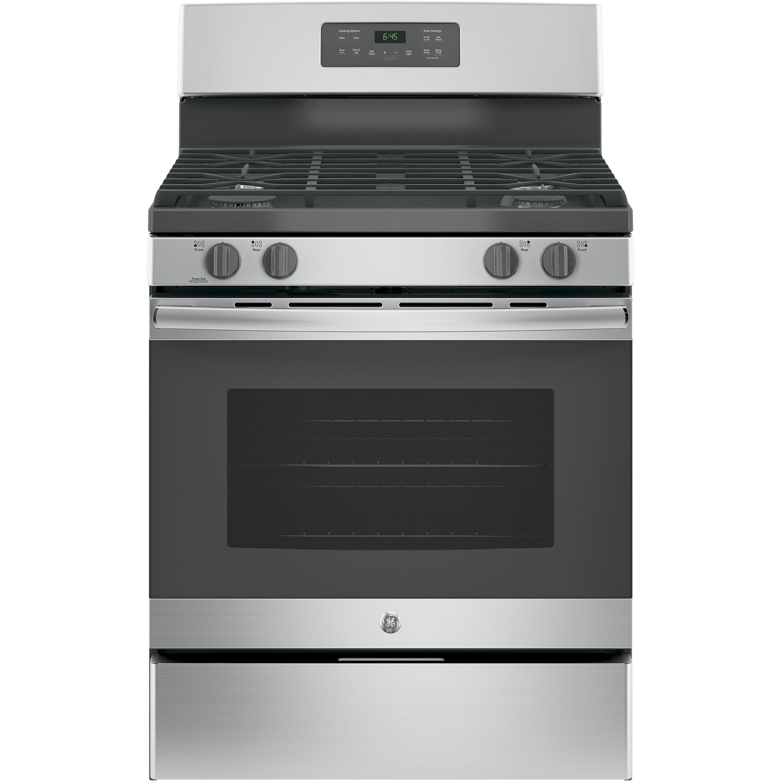 GE 30-inch Freestanding Gas Range JGB645SEKSS