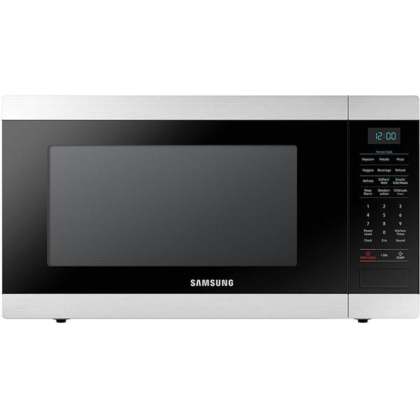 SAMSUNG 1.1 Cu Ft PowerGrill Countertop Microwave Oven w/ Power Convection,  Ceramic Enamel Interior, Sensor Cook, Slim Fry, 1000 Watt, MC11K7035CG/AA