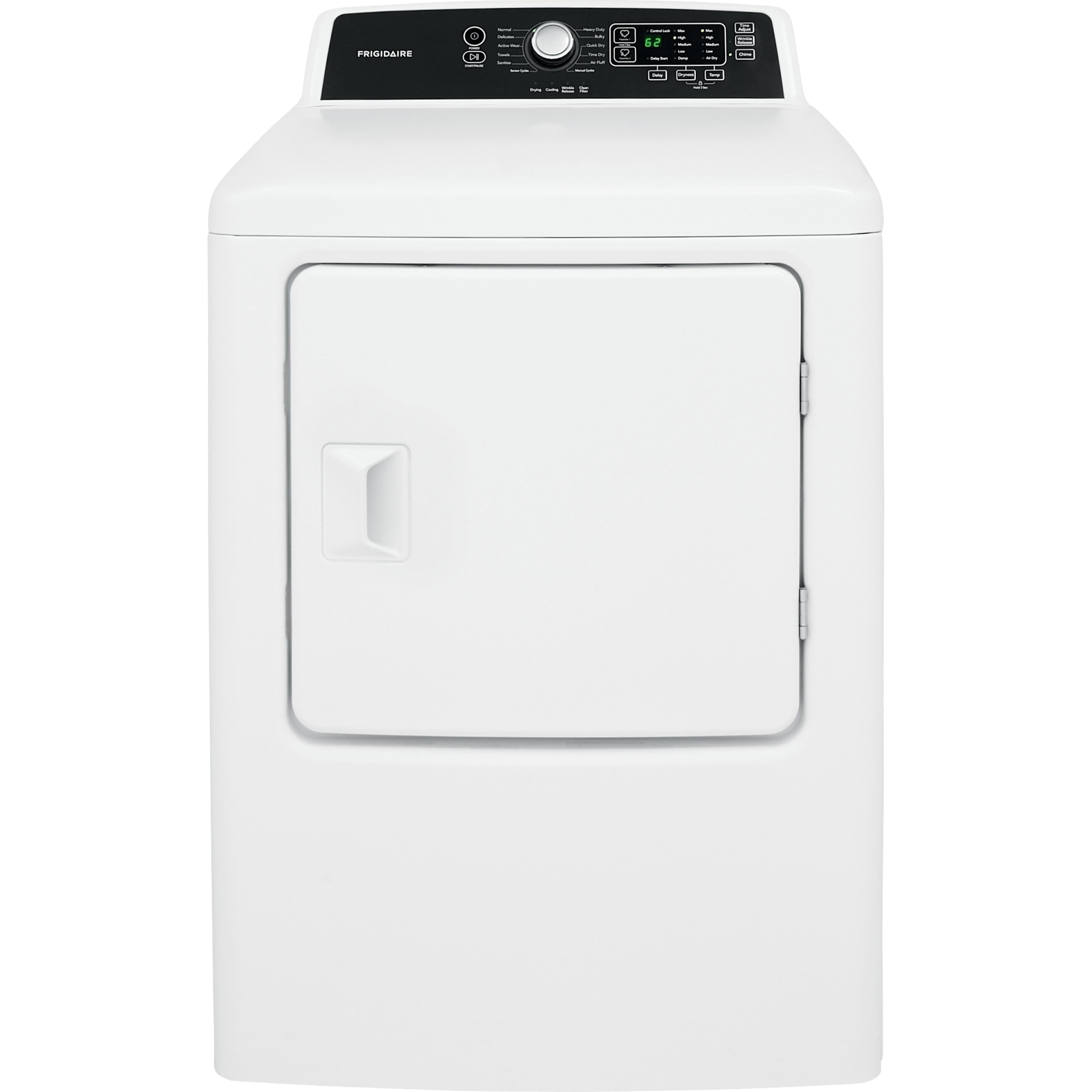 Frigidaire 6.7 cu.ft. Electric Dryer with 10 Dry Cycles FFRE4120SW