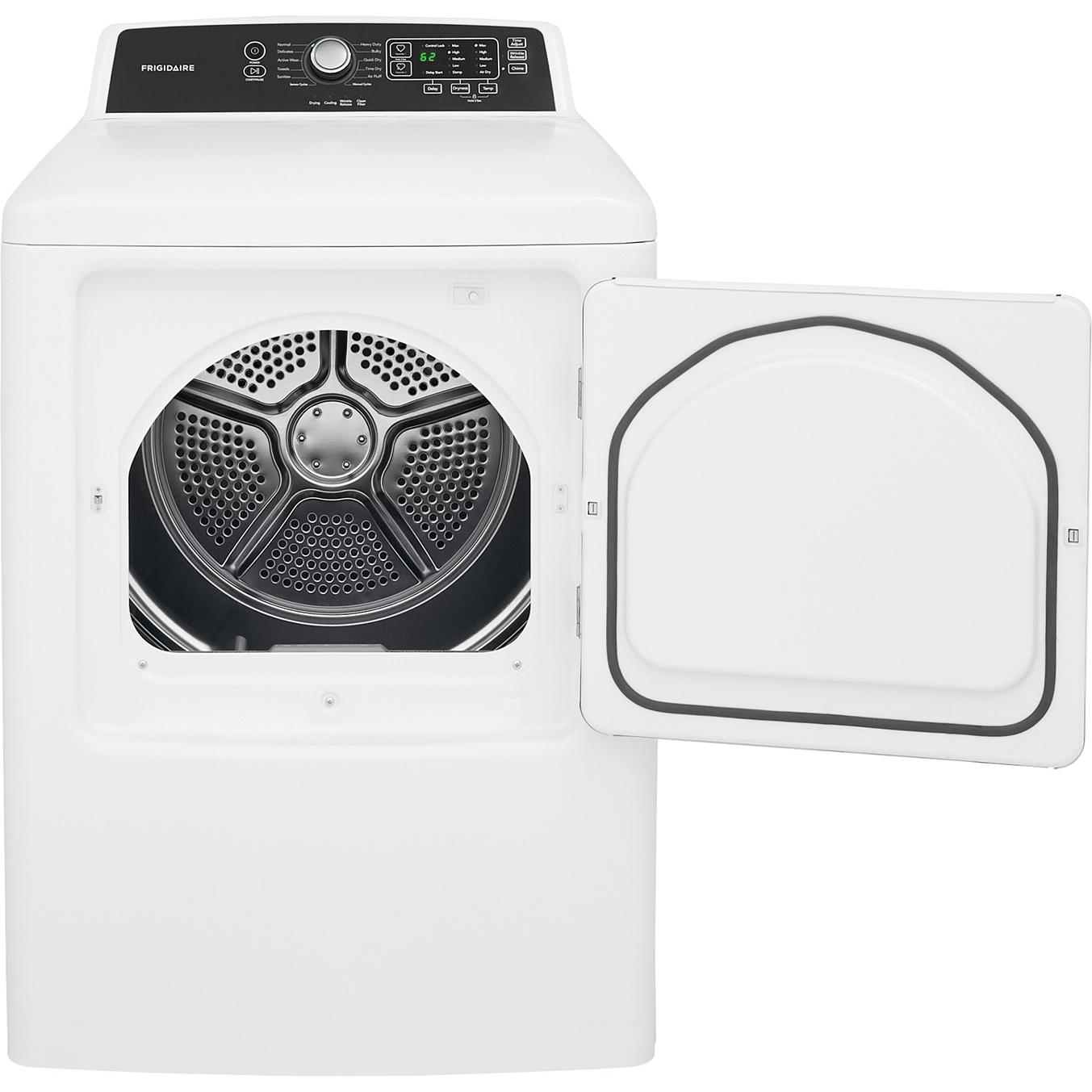 Frigidaire 6.7 cu.ft. Electric Dryer with 10 Dry Cycles FFRE4120SW