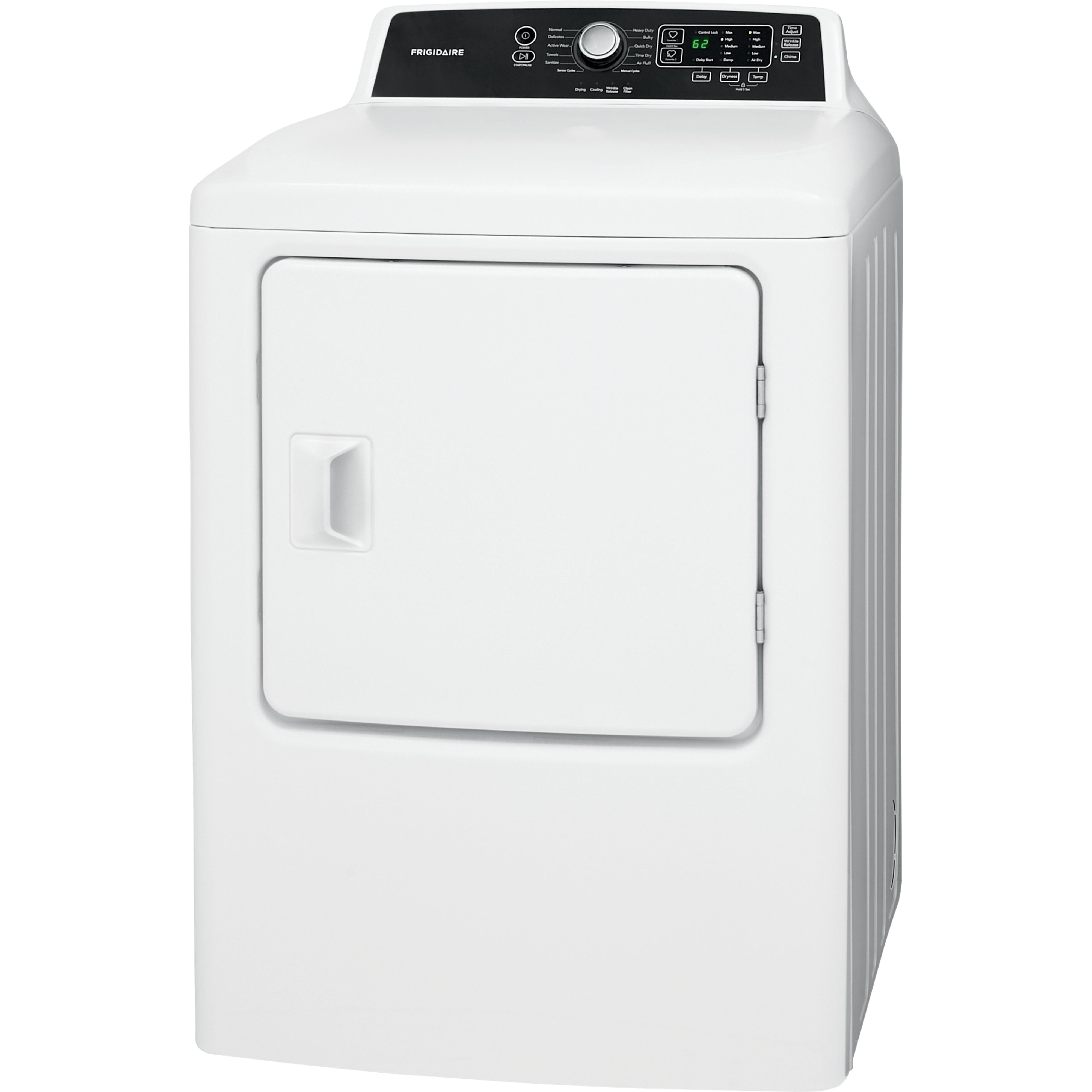 Frigidaire 6.7 cu.ft. Electric Dryer with 10 Dry Cycles FFRE4120SW