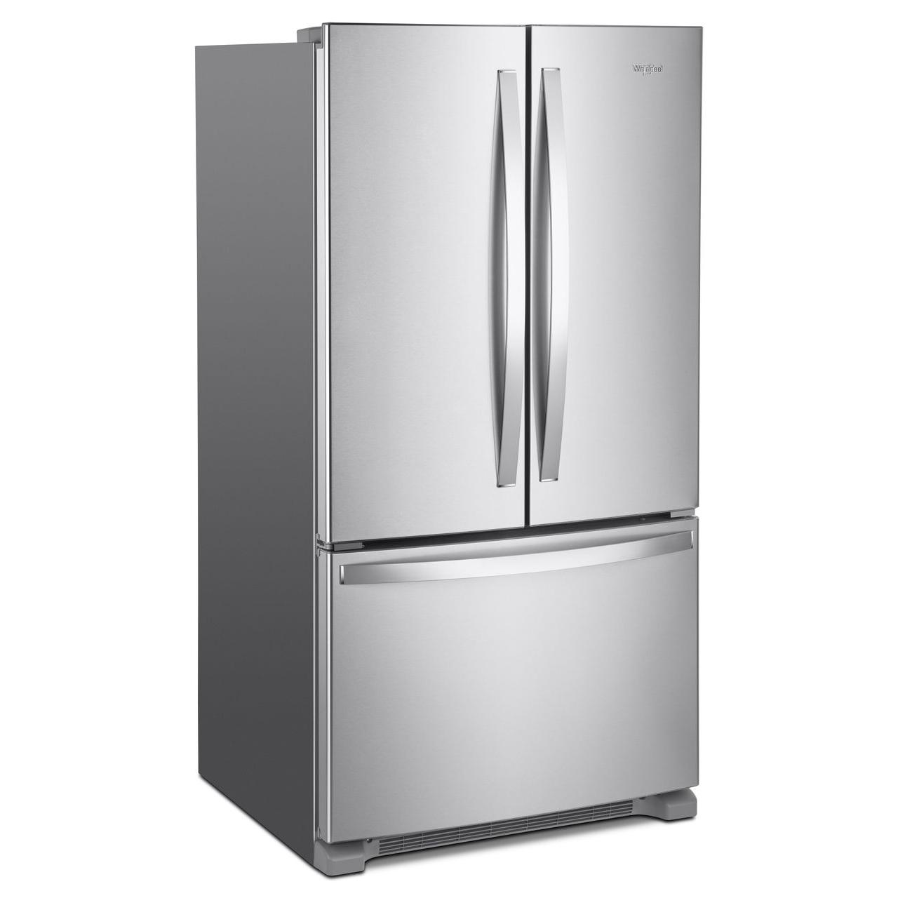 Whirlpool 36-inch, 20.0 cu. ft. Counter-Depth French 3-Door Refrigerator WRF540CWHZ