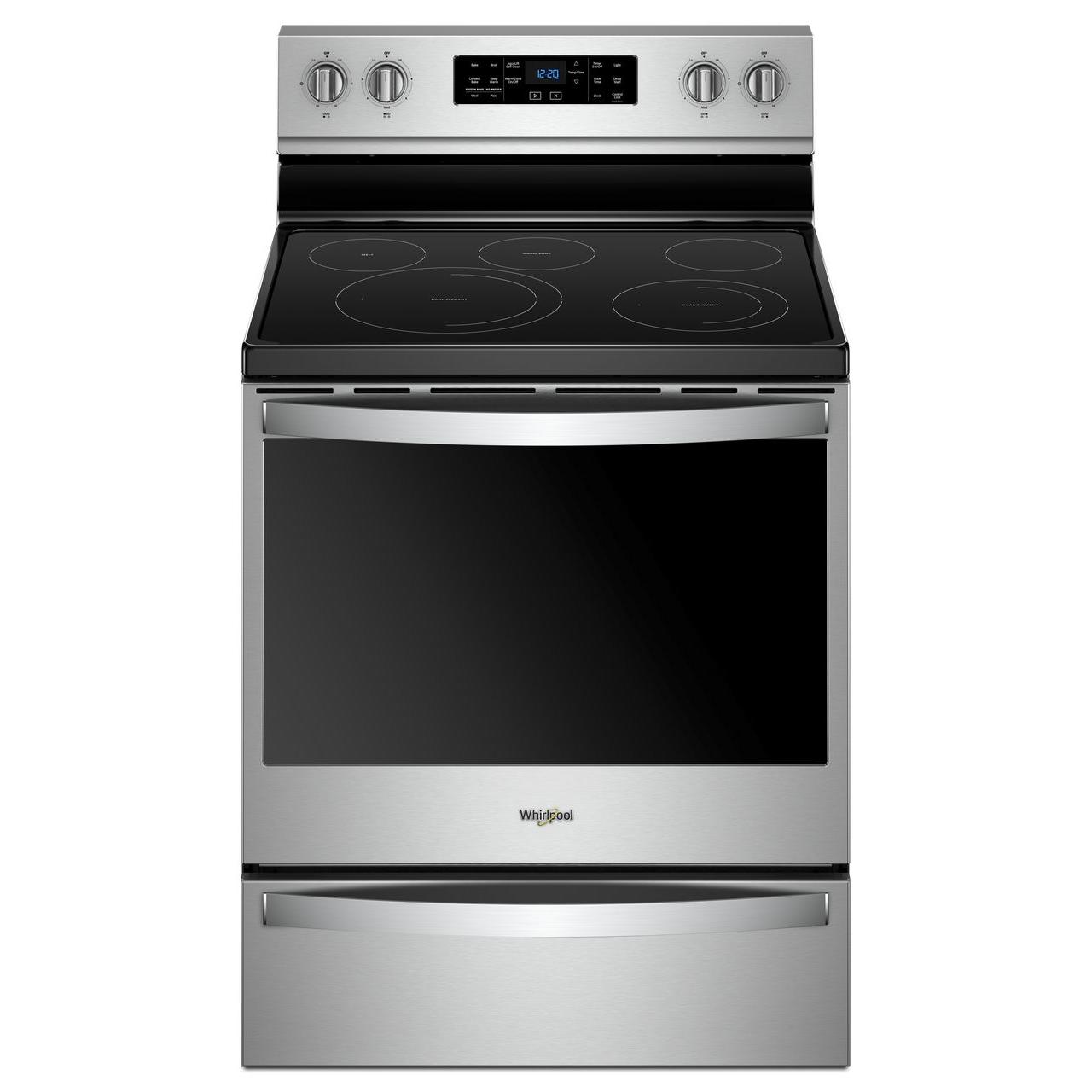 Whirlpool 30-inch Freestanding Electric Range with  Frozen Bake? Technology WFE775H0HZ