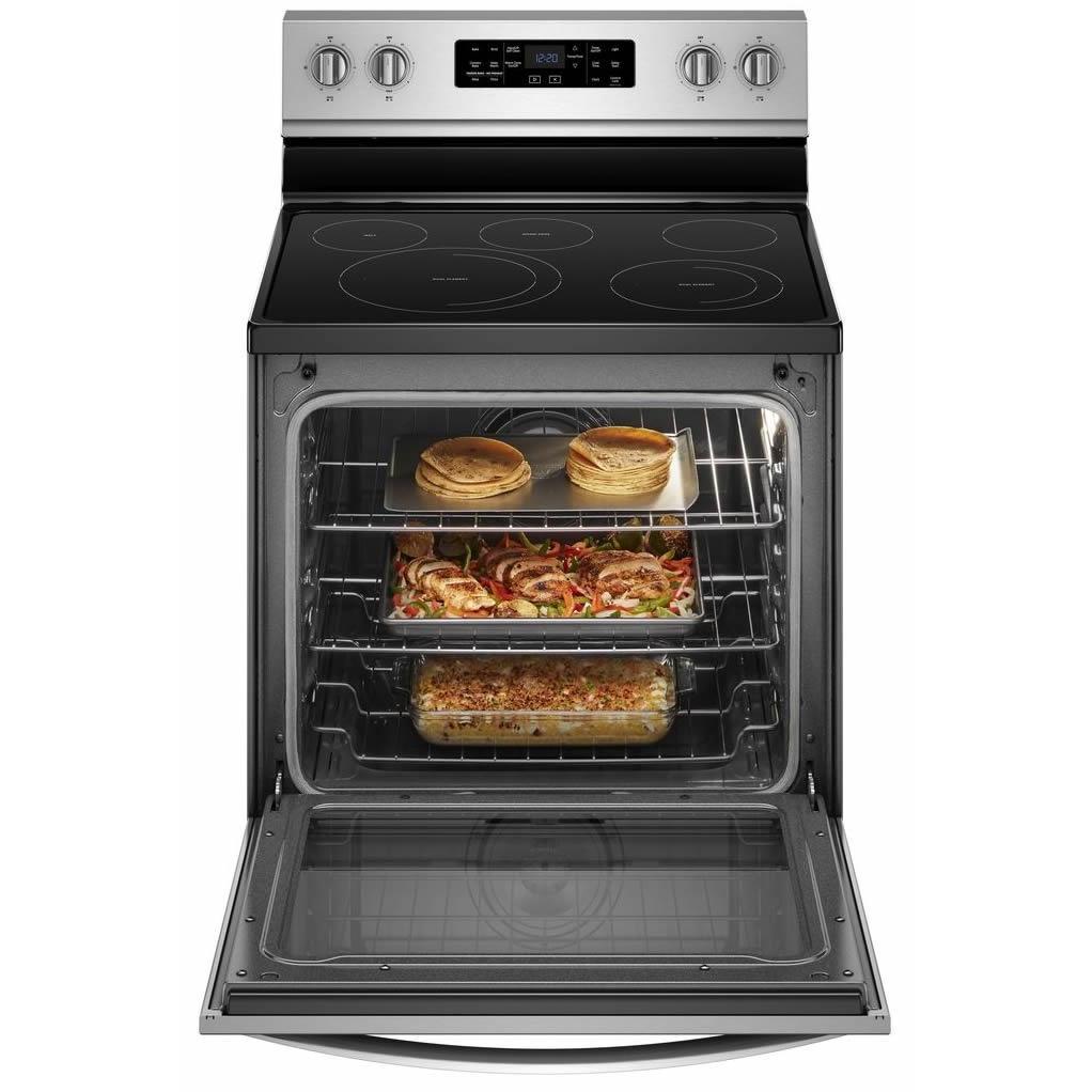 Whirlpool 30-inch Freestanding Electric Range with  Frozen Bake? Technology WFE775H0HZ