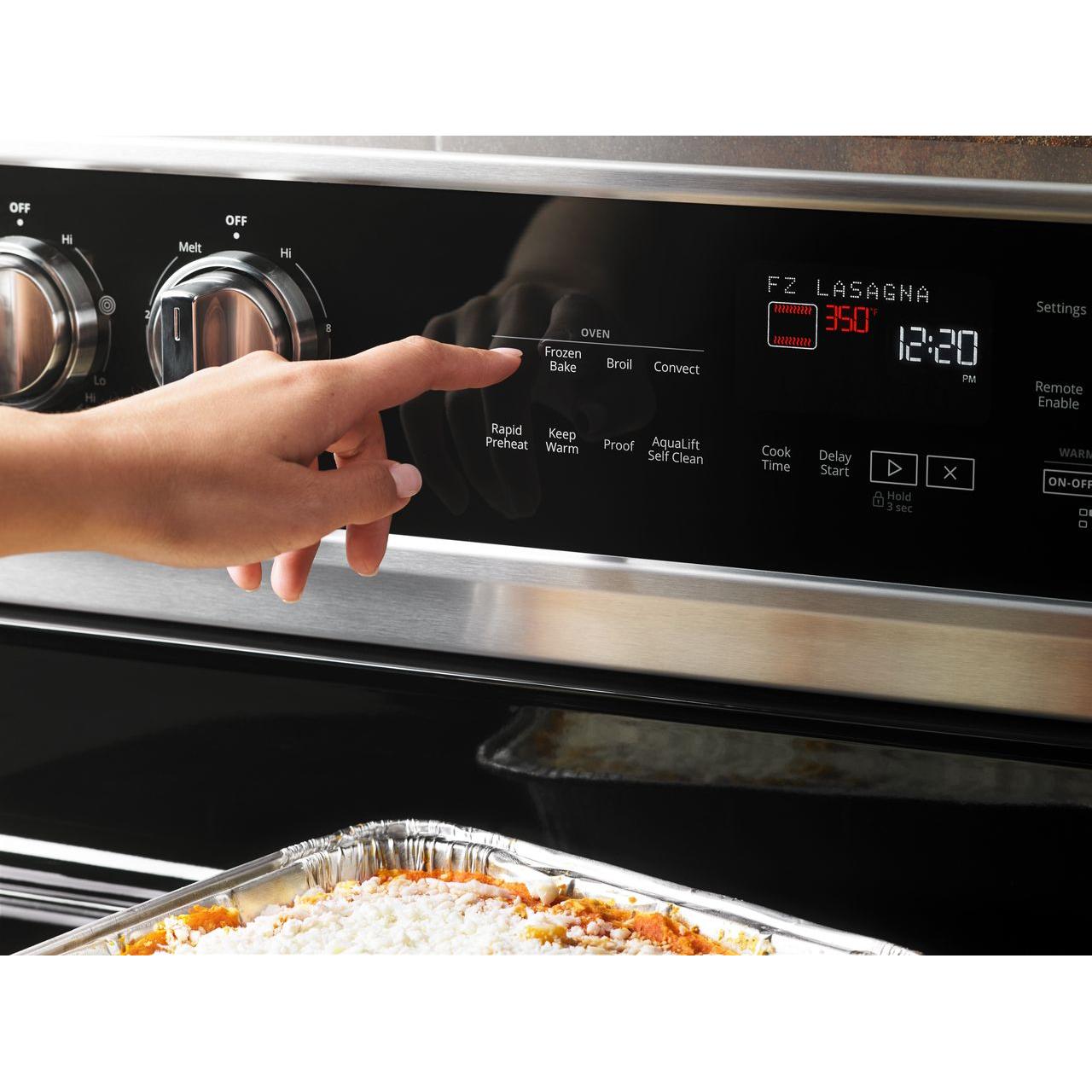 Whirlpool 30-inch Freestanding Electric Range with Frozen Bake? Technology WFE975H0HZ