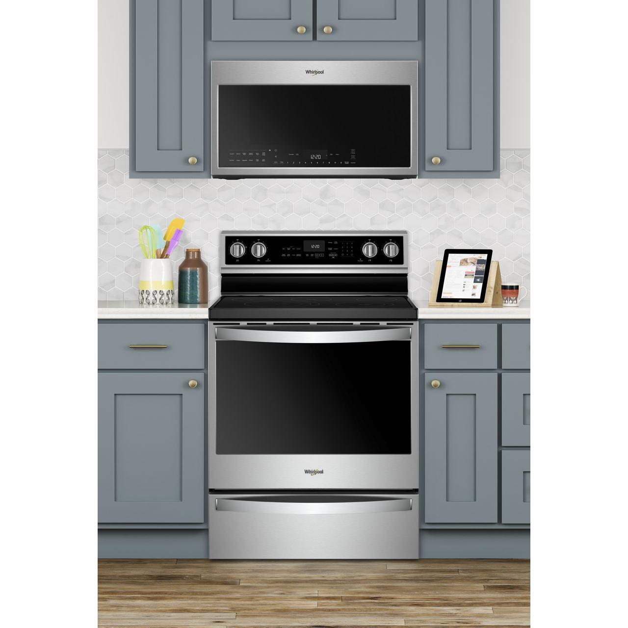 Whirlpool 30-inch Freestanding Electric Range with Frozen Bake? Technology WFE975H0HZ